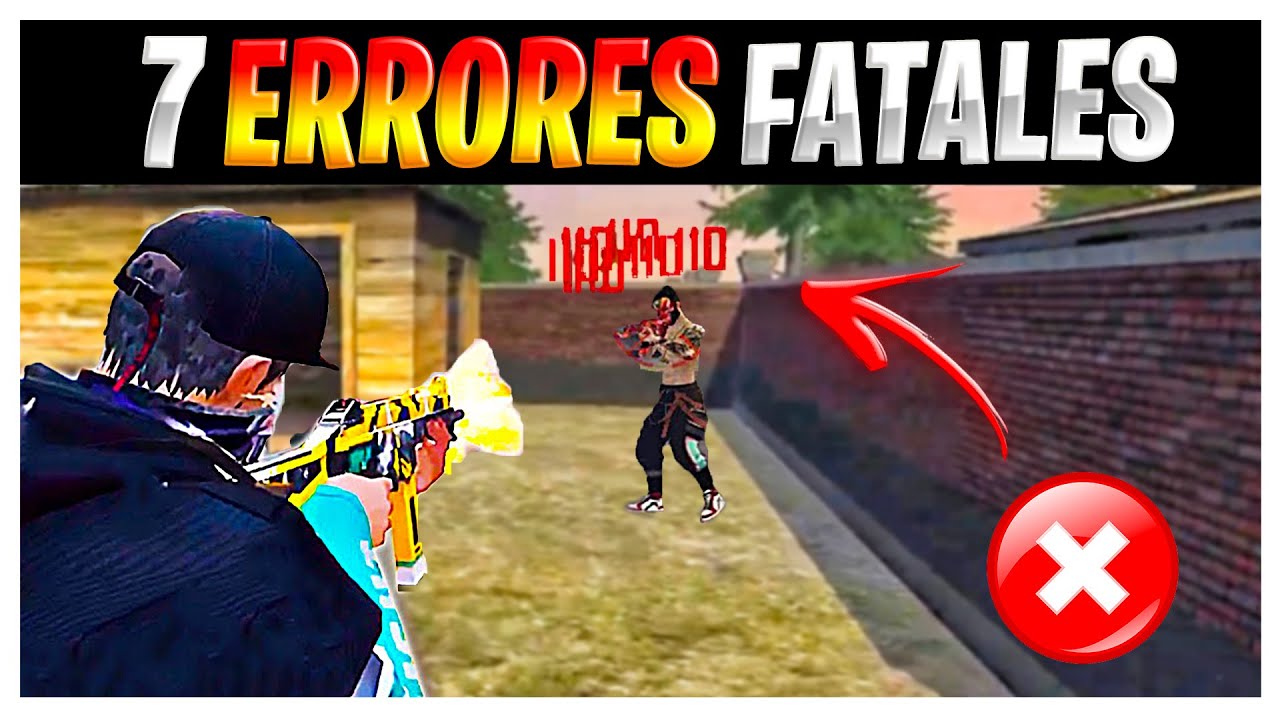 los errores mas comunes al jugar free fire